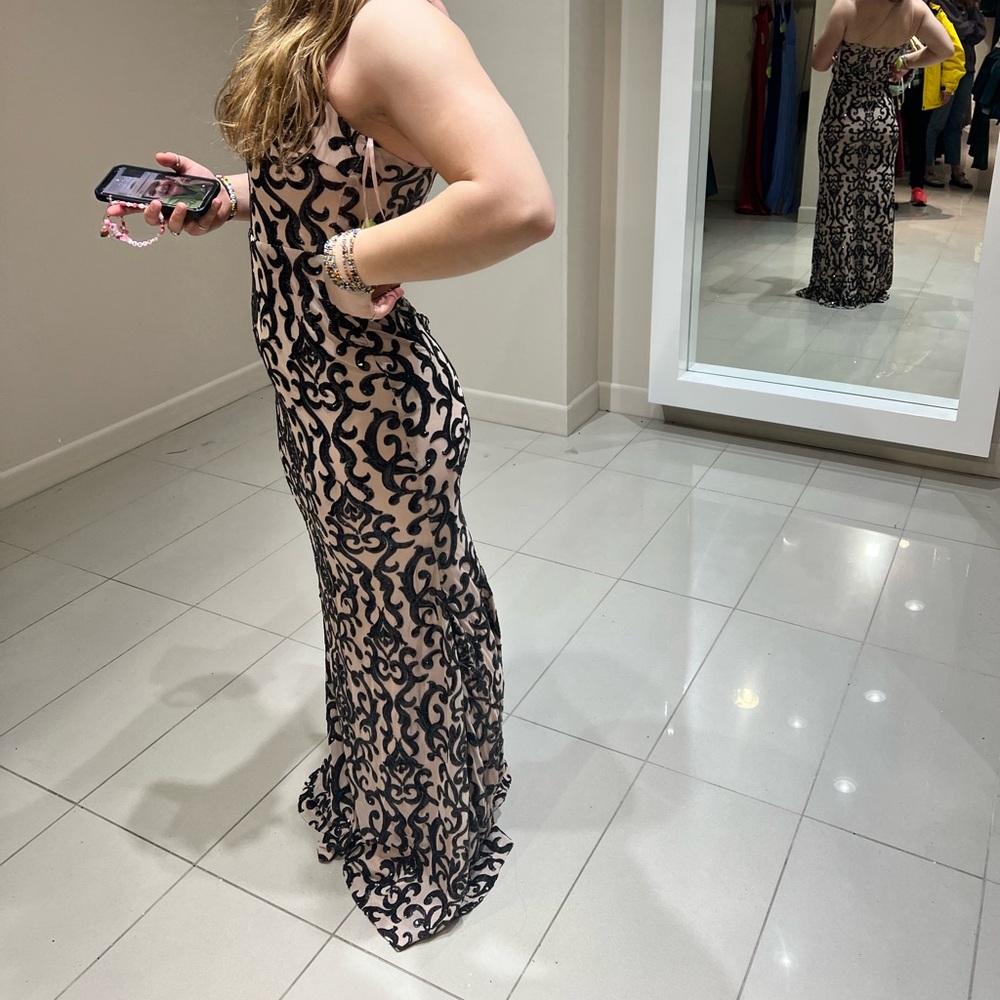 NWT black and tan Windsor Prom dress